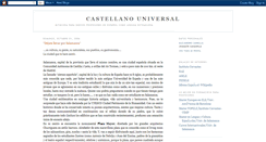Desktop Screenshot of castellanouniversal.blogspot.com