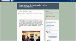 Desktop Screenshot of humanidadesyletras.blogspot.com