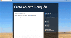 Desktop Screenshot of cartaabiertaneuquen.blogspot.com