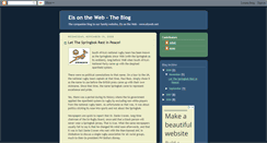 Desktop Screenshot of elsontheweb.blogspot.com