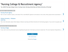 Tablet Screenshot of nursingcollege.blogspot.com