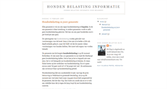 Desktop Screenshot of hondenbelasting.blogspot.com