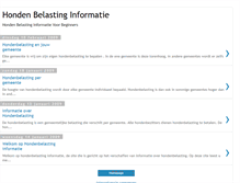 Tablet Screenshot of hondenbelasting.blogspot.com