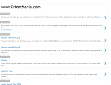 Tablet Screenshot of orientmania.blogspot.com