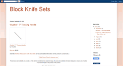 Desktop Screenshot of onknifesets.blogspot.com
