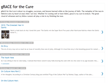 Tablet Screenshot of graceforthecure.blogspot.com