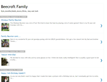 Tablet Screenshot of beecroftfamily.blogspot.com