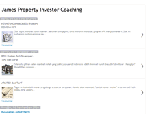 Tablet Screenshot of jamespropertyinvestorcoaching.blogspot.com
