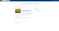 Desktop Screenshot of ikincielbekoloder.blogspot.com