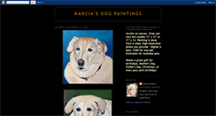 Desktop Screenshot of marciasdogpaintings.blogspot.com