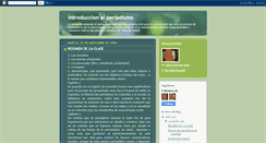 Desktop Screenshot of periodismo35.blogspot.com