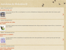 Tablet Screenshot of anecdotasmoleskine.blogspot.com