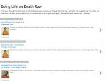 Tablet Screenshot of doinglifeondeathrow.blogspot.com