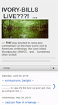 Mobile Screenshot of ivorybills.blogspot.com