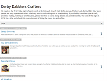 Tablet Screenshot of derbydabblerscrafters.blogspot.com