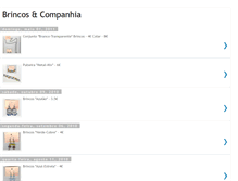 Tablet Screenshot of brincos-companhia.blogspot.com