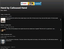 Tablet Screenshot of hand-by-calloused-hand.blogspot.com