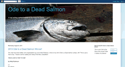 Desktop Screenshot of odetoadeadsalmon.blogspot.com