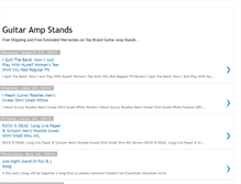 Tablet Screenshot of guitar-amp-stands.blogspot.com