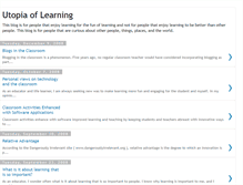 Tablet Screenshot of learningutopia.blogspot.com