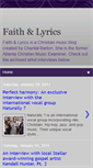 Mobile Screenshot of faithandlyrics.blogspot.com