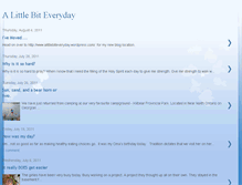 Tablet Screenshot of alittlebiteveryday.blogspot.com
