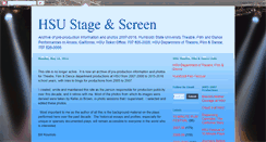 Desktop Screenshot of hsustage.blogspot.com