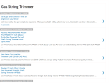 Tablet Screenshot of gasstringtrimmer.blogspot.com