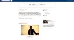 Desktop Screenshot of funeralsongs.blogspot.com