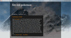 Desktop Screenshot of firered-pokemon.blogspot.com