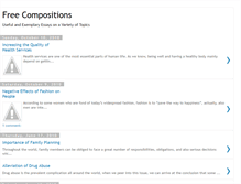 Tablet Screenshot of freecompositions.blogspot.com