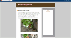 Desktop Screenshot of handmadebylauren.blogspot.com