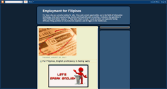 Desktop Screenshot of employmentlinks.blogspot.com