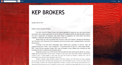 Desktop Screenshot of kepbrokers.blogspot.com