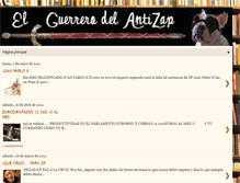 Tablet Screenshot of elguerrerodelantizap.blogspot.com