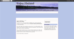 Desktop Screenshot of enjoyfinland.blogspot.com
