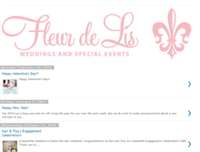 Tablet Screenshot of fleurdelisweddings.blogspot.com