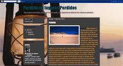 Desktop Screenshot of perdidoenlugaresperdidos.blogspot.com