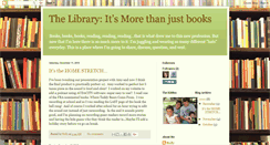 Desktop Screenshot of itsmorethanjustbooks.blogspot.com