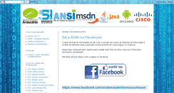 Desktop Screenshot of cursodesistemasdeinformacao-facear.blogspot.com