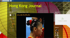 Desktop Screenshot of hongkongjournal.blogspot.com