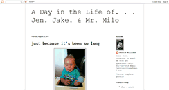 Desktop Screenshot of jakeandjentrie.blogspot.com