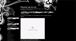 Desktop Screenshot of muertedelaluz.blogspot.com