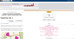 Desktop Screenshot of denguealert.blogspot.com