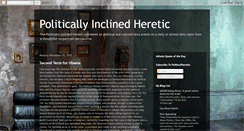 Desktop Screenshot of politicalheretic.blogspot.com