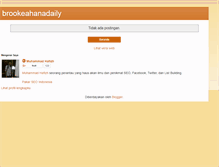 Tablet Screenshot of brookeahanadaily.blogspot.com