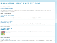 Tablet Screenshot of jefaturaieslaserna.blogspot.com