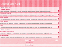 Tablet Screenshot of ladiesofsage.blogspot.com