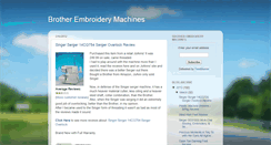 Desktop Screenshot of brother-embroidery-machines.blogspot.com