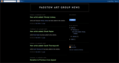 Desktop Screenshot of padstowartgroupnews.blogspot.com